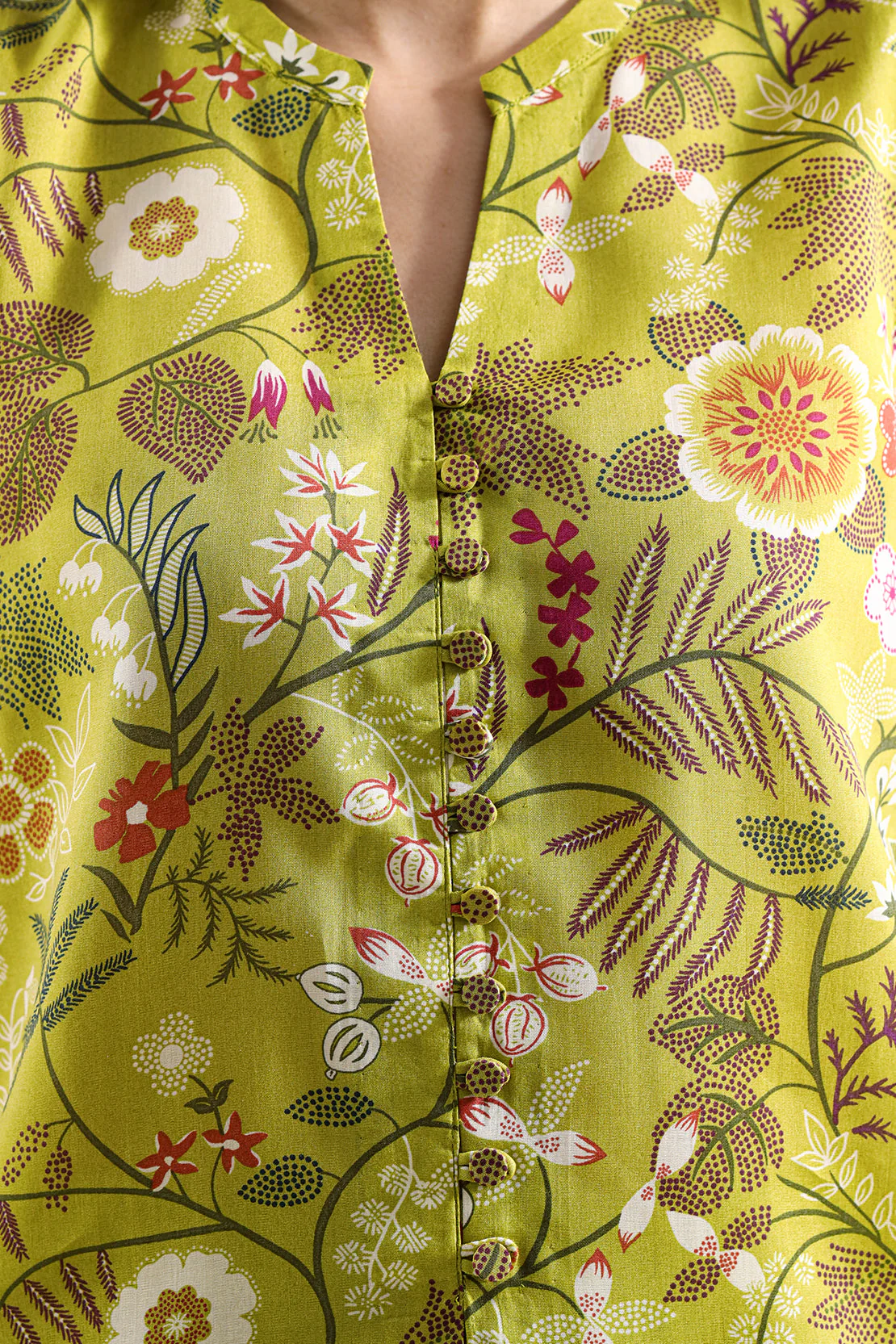 Unstitched Printed Arabic Lawn 3 Piece - Image 5