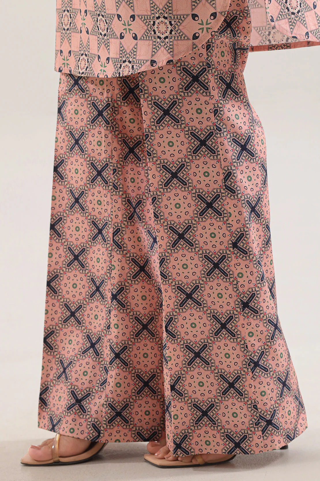 Unstitched Printed Arabic Linen 2 Piece (Shirt/Trouser) - Image 5