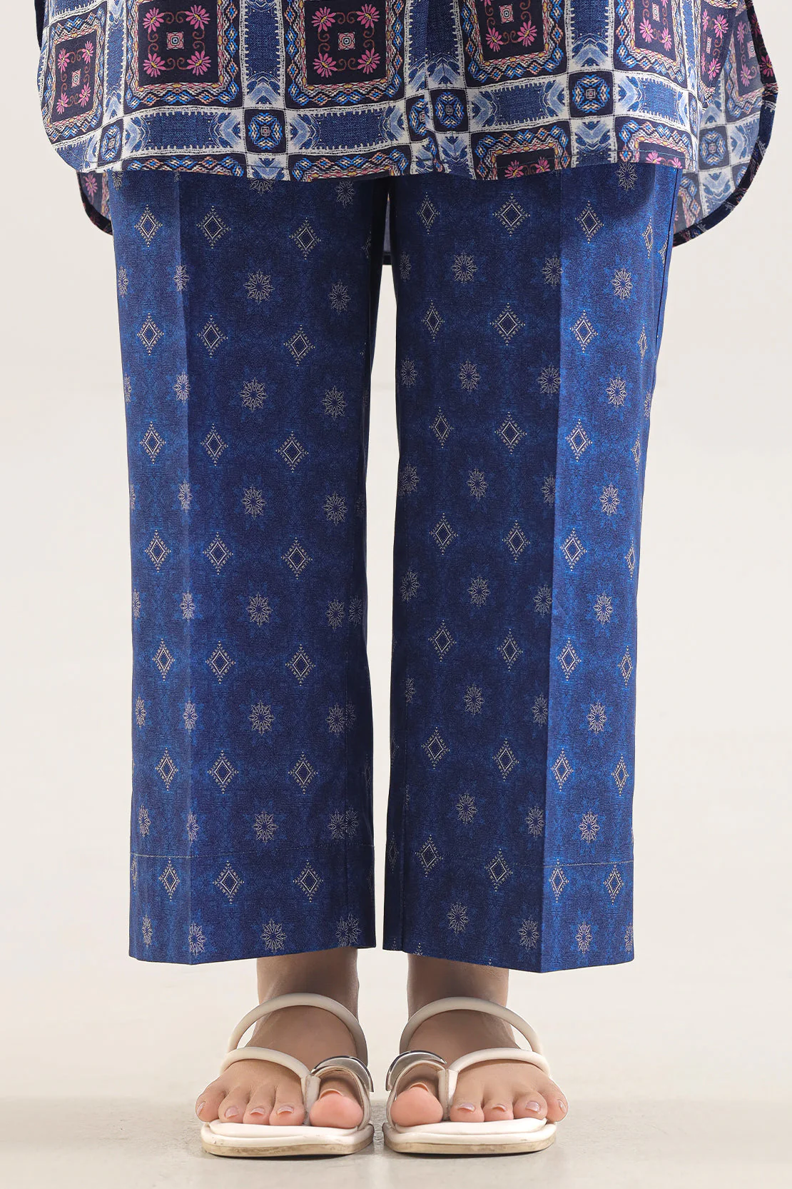 Unstitched Printed Arabic Linen 2 Piece (Shirt/Trouser) - Image 7
