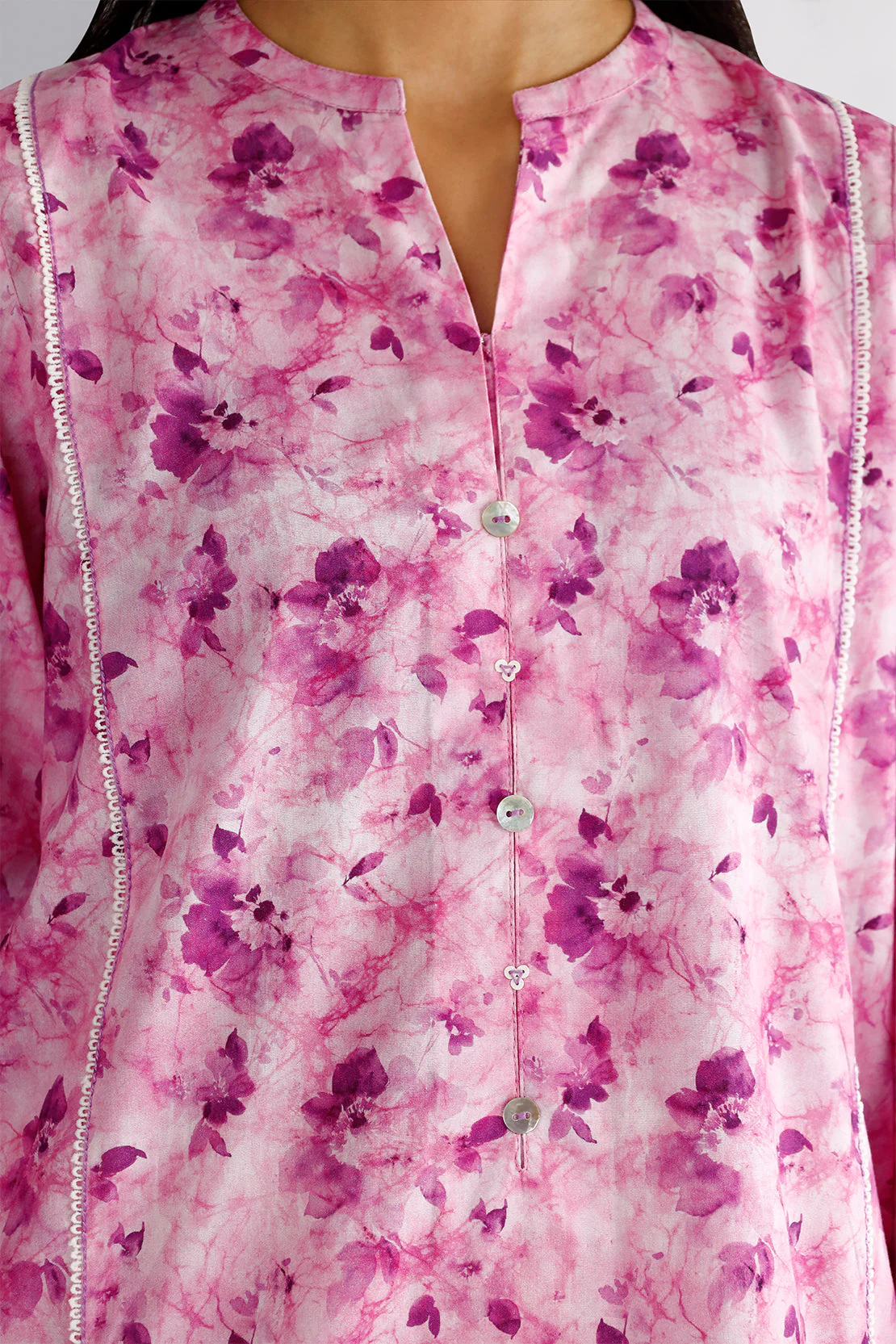 Unstitched Printed Arabic Linen 3 Piece - Image 3