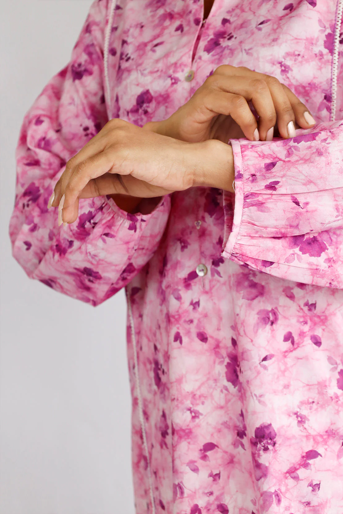 Unstitched Printed Arabic Linen 3 Piece - Image 4