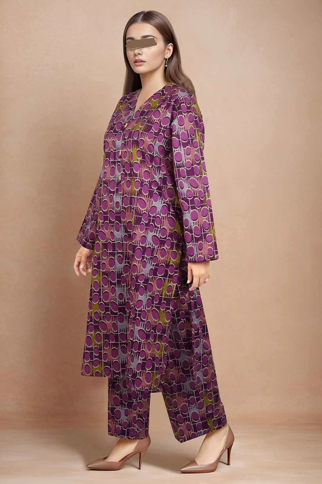 Unstitched Printed Cambric 2 Piece (Shirt/Trouser) - Image 2