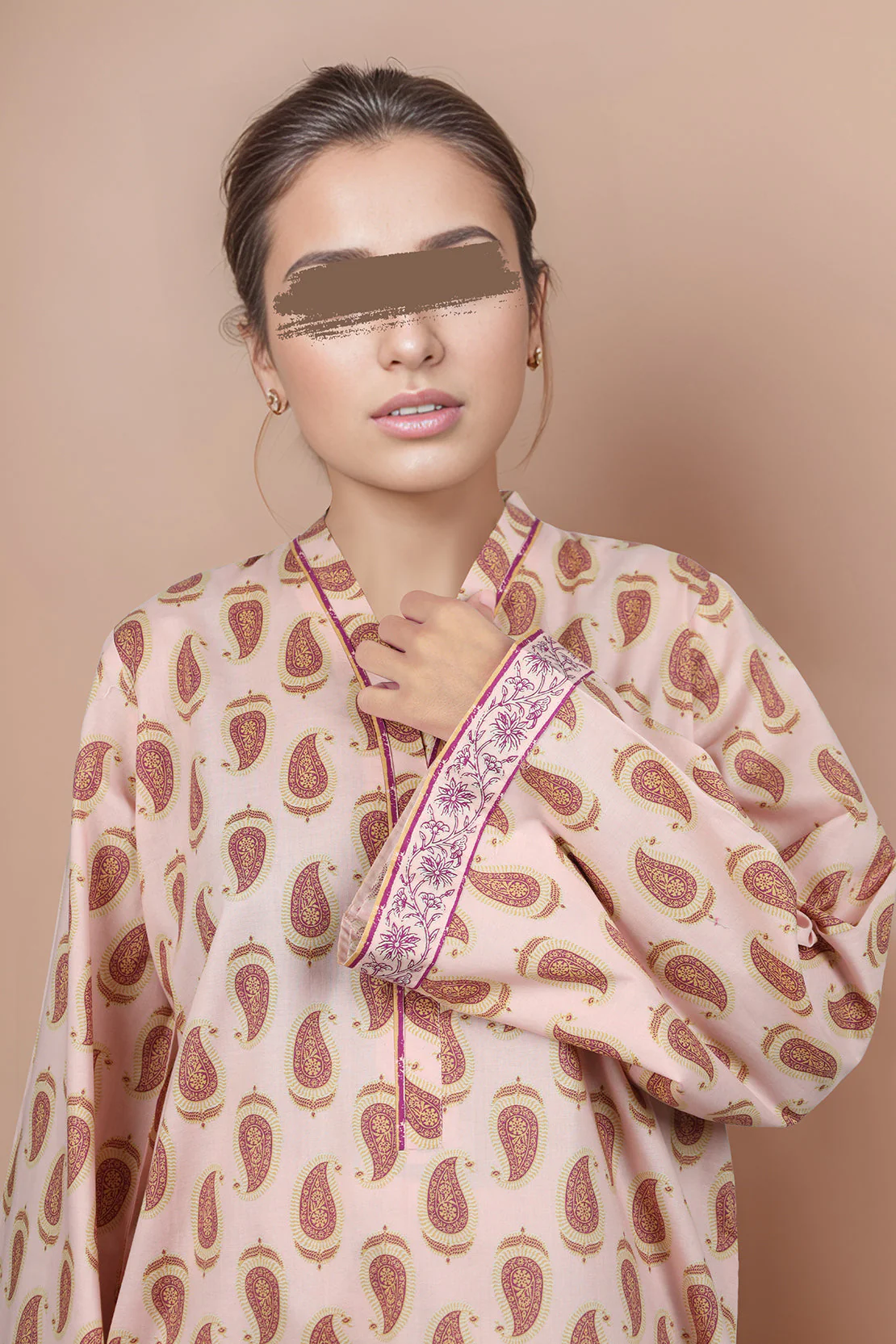 Unstitched Printed Cambric 2 Piece (Shirt/Trouser) - Image 3
