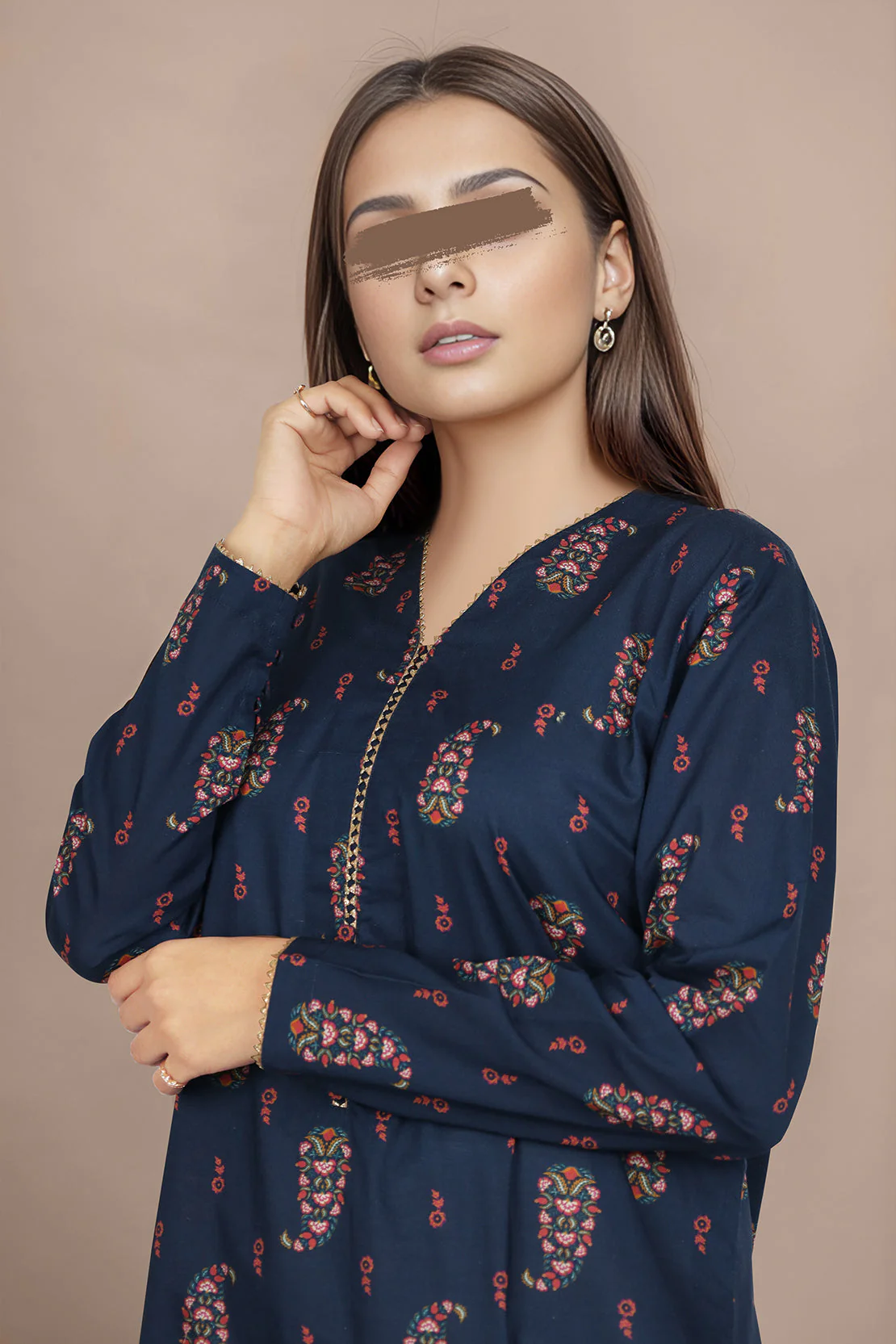 Unstitched Printed Cambric 2 Piece (Shirt/Trouser) - Image 3