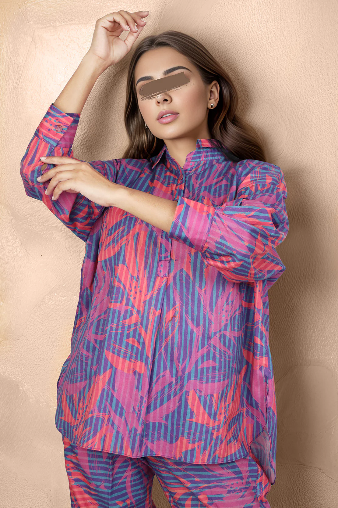 Unstitched Printed Cambric 2 Piece (Shirt/Trouser) - Image 2