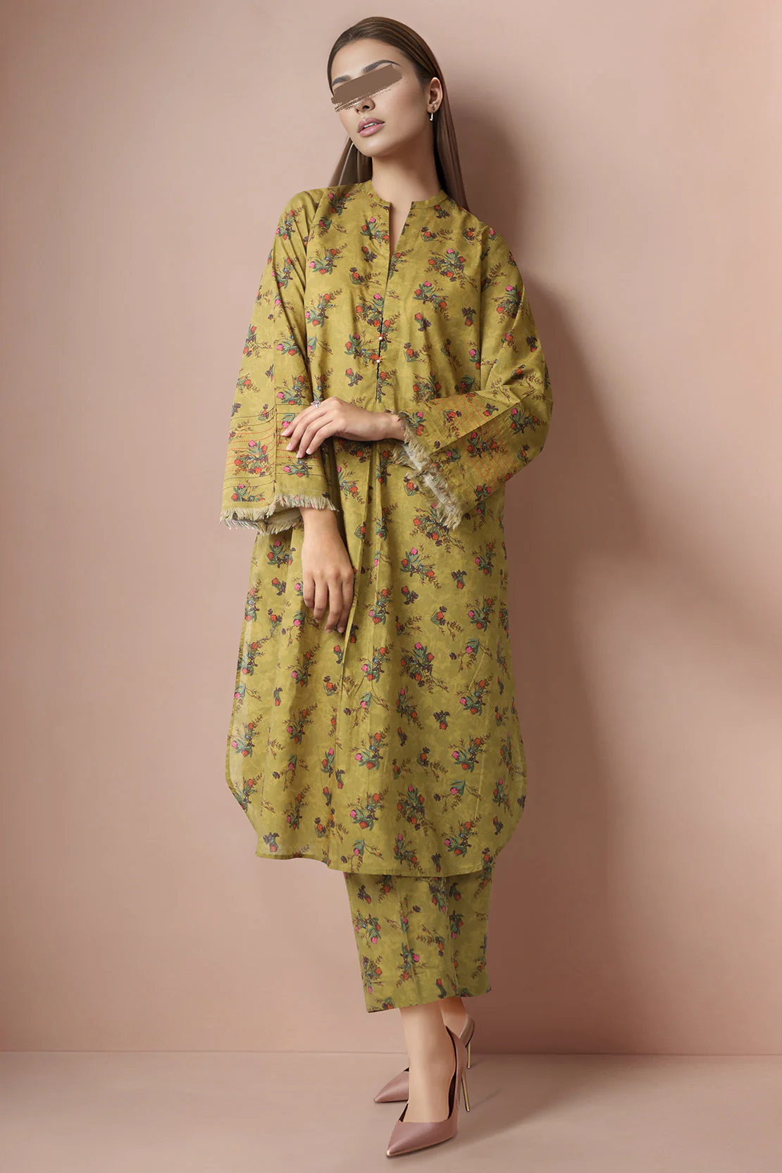 Unstitched Printed Cambric 2 Piece (Shirt/Trouser) - Image 2