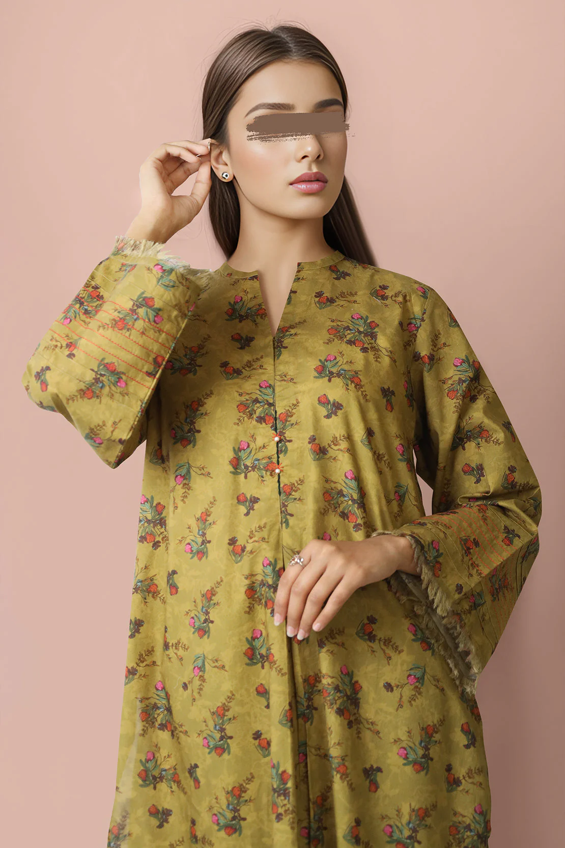 Unstitched Printed Cambric 2 Piece (Shirt/Trouser) - Image 3