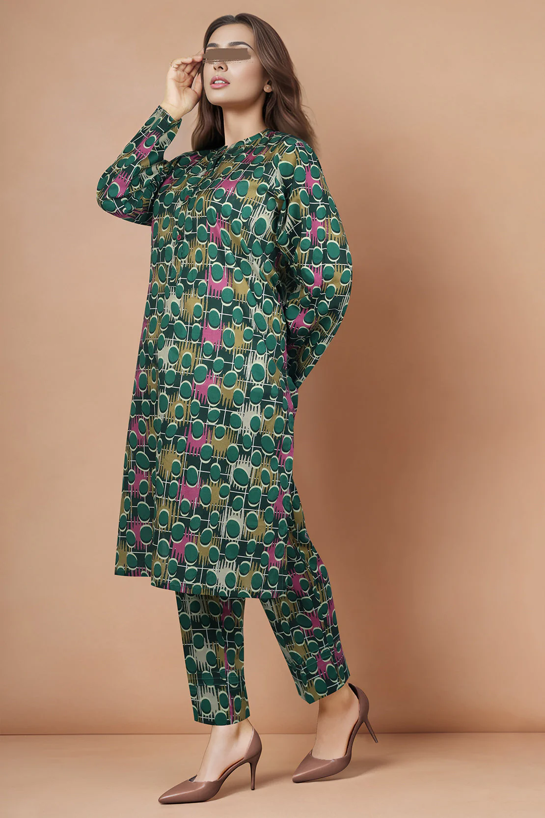 Unstitched Printed Cambric 2 Piece (Shirt/Trouser) - Image 4