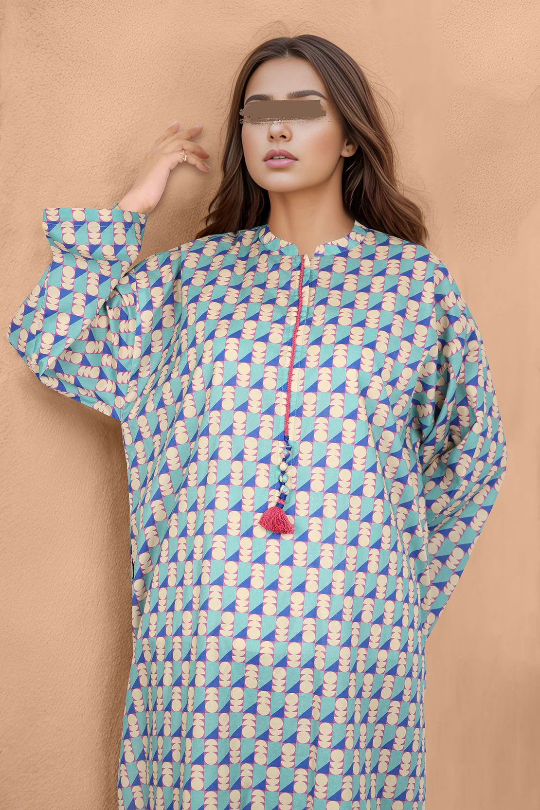 Unstitched Printed Cambric 2 Piece (Shirt/Trouser) - Image 4