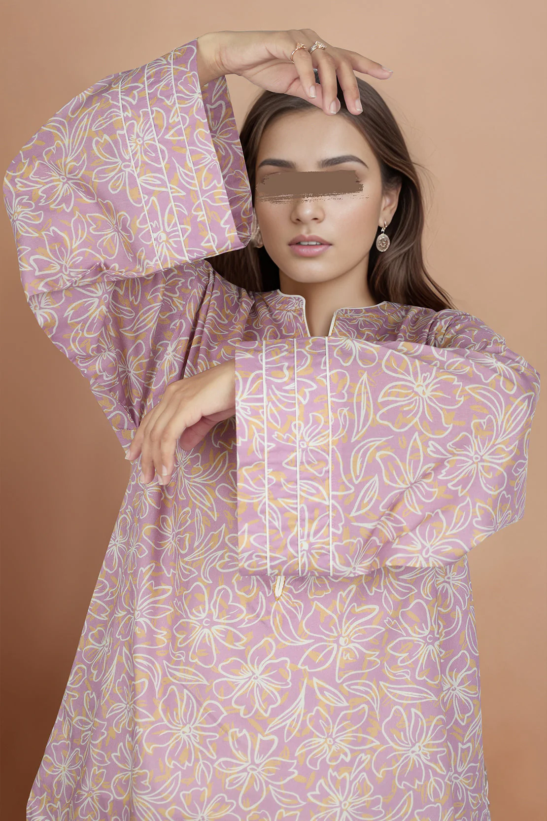 Unstitched Printed Cambric 2 Piece (Shirt/Trouser) - Image 3