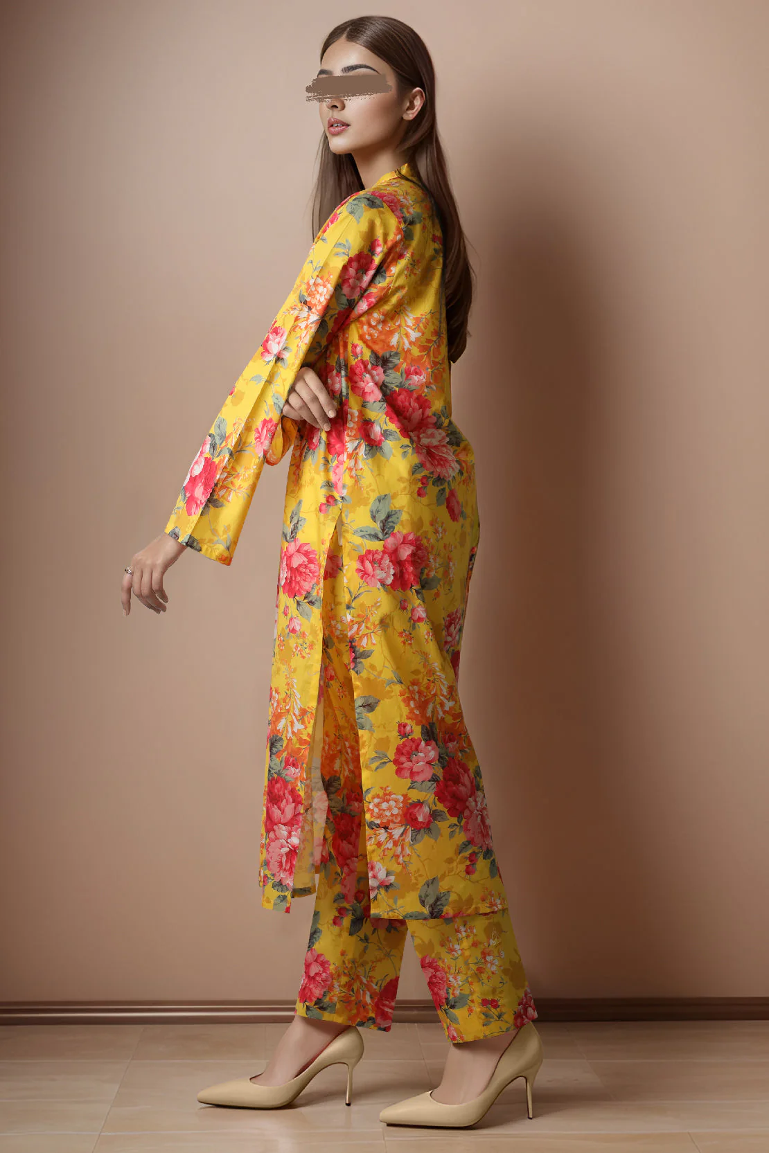 Unstitched Printed Cambric 2 Piece (Shirt/Trouser) - Image 3