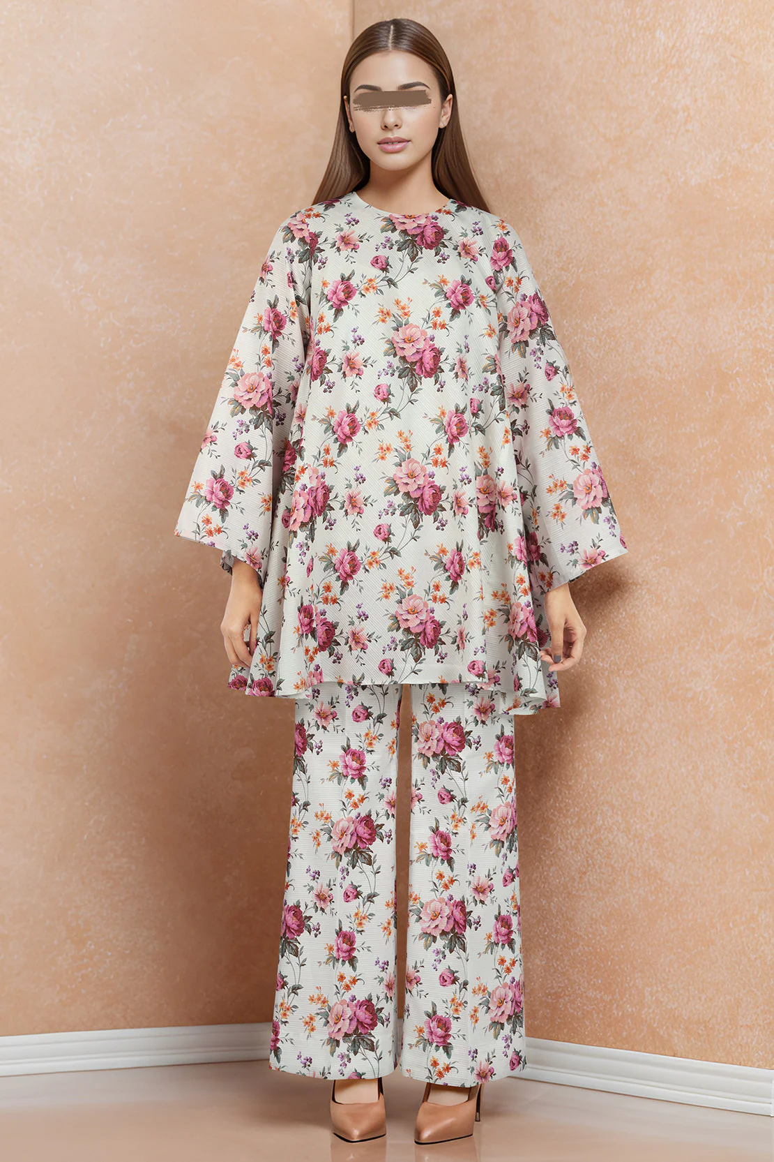 Unstitched Printed Cambric 2 Piece (Shirt/trouser)