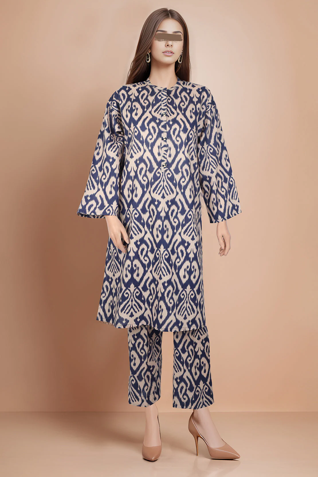 Unstitched Printed Cambric 2 Piece (shirt/trouser)
