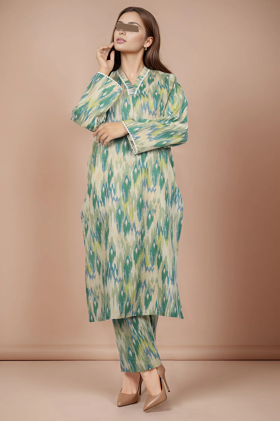 Unstitched Printed Cambric 2 Piece (Shirt/Trouser) - Image 2