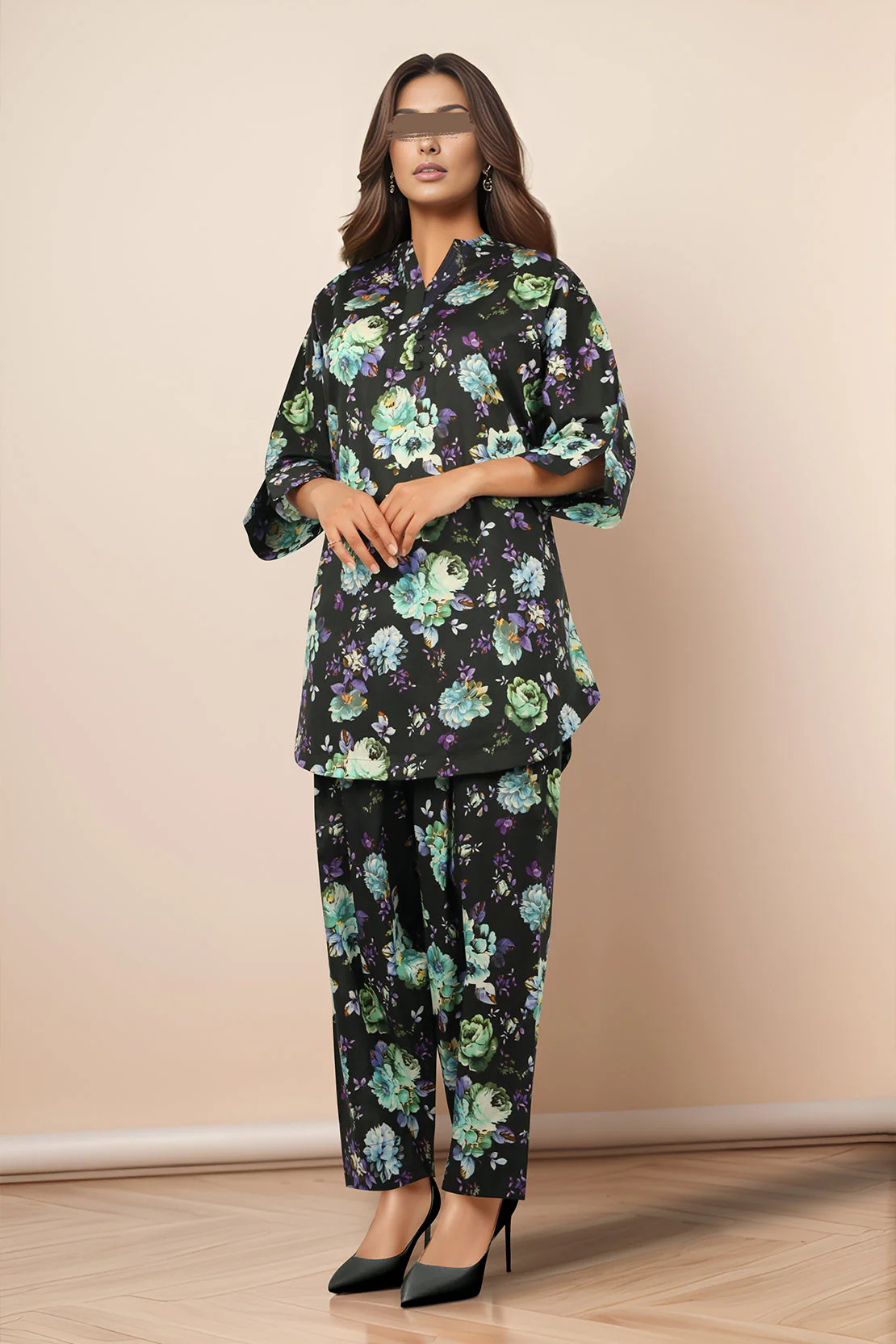 Unstitched Printed Cambric 2 Piece (Shirt/Trouser) - Image 2