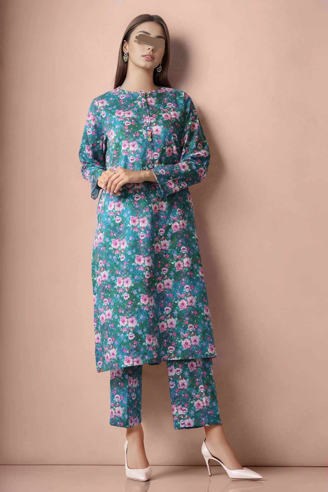 Unstitched Printed Cambric 2 Piece (Shirt/Trouser) - Image 3