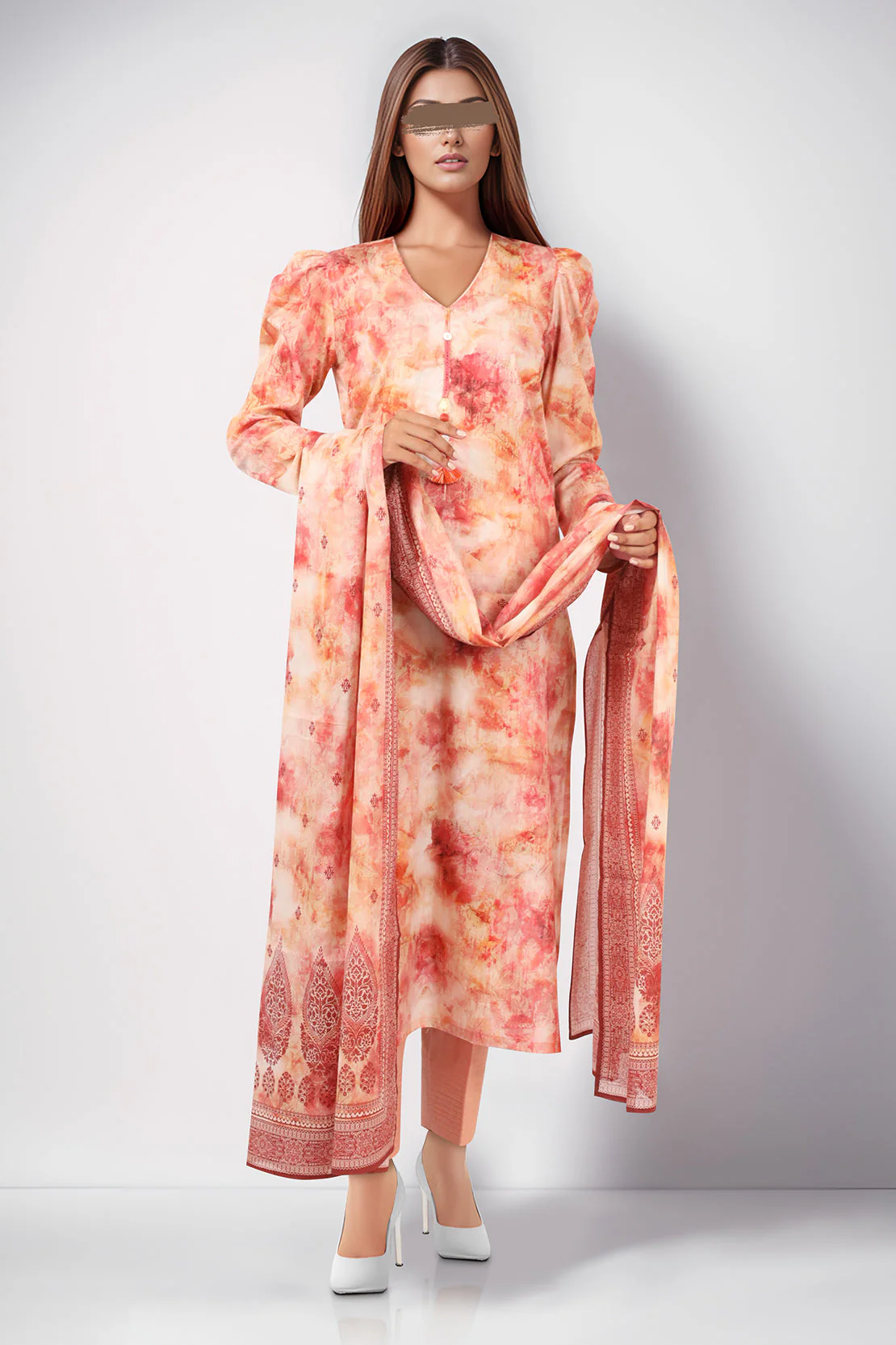 Unstitched Printed Cambric 3 Piece - Image 2