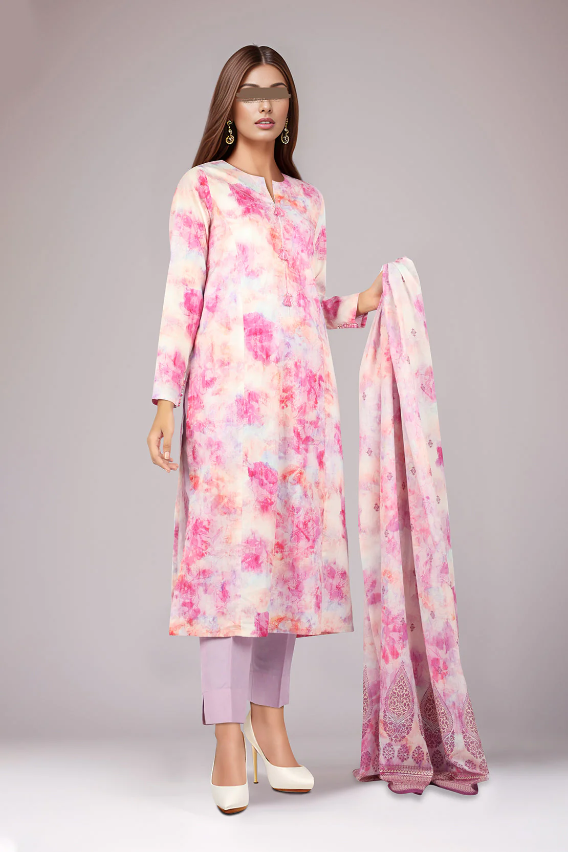 Unstitched Printed Cambric 3 Piece - Image 2