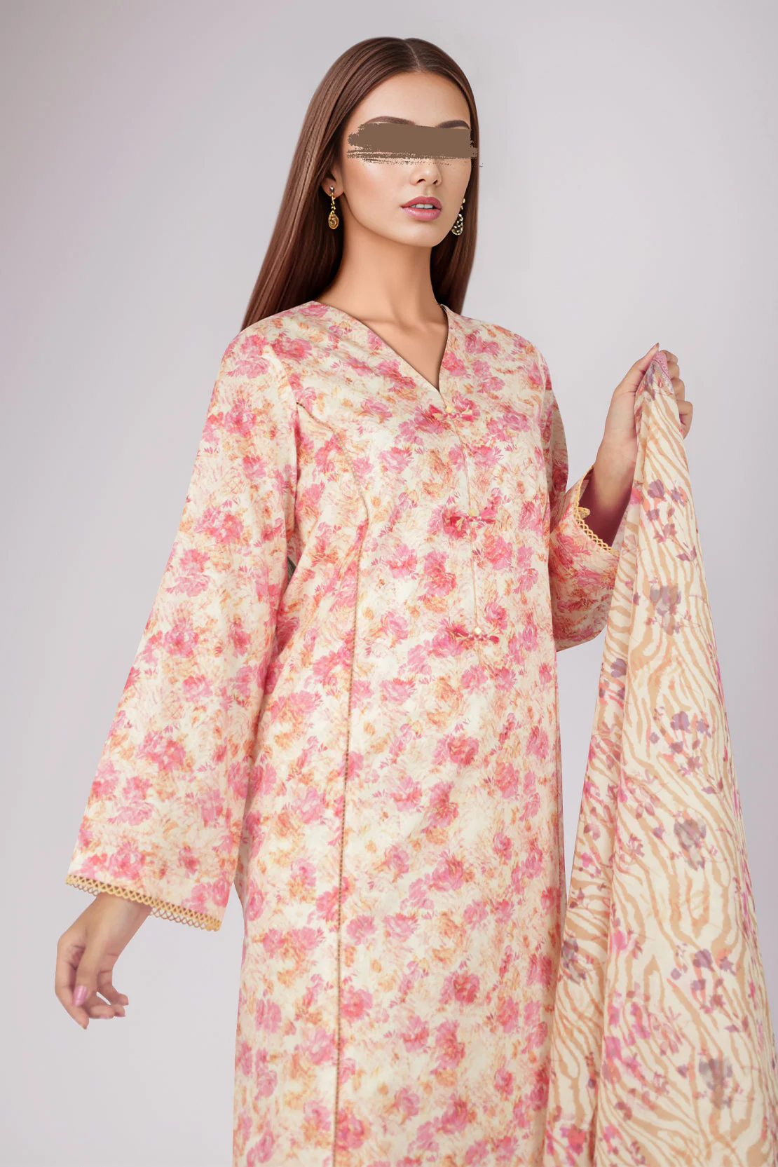 Unstitched Printed Cambric 3 Piece - Image 3