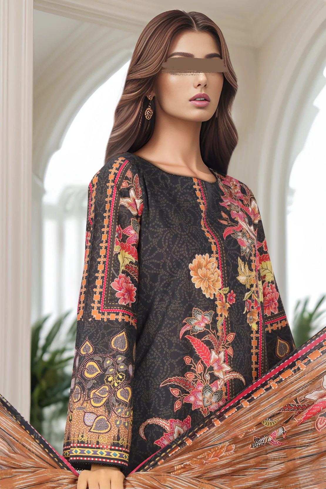 Unstitched Printed Cambric 3 Piece - Image 3