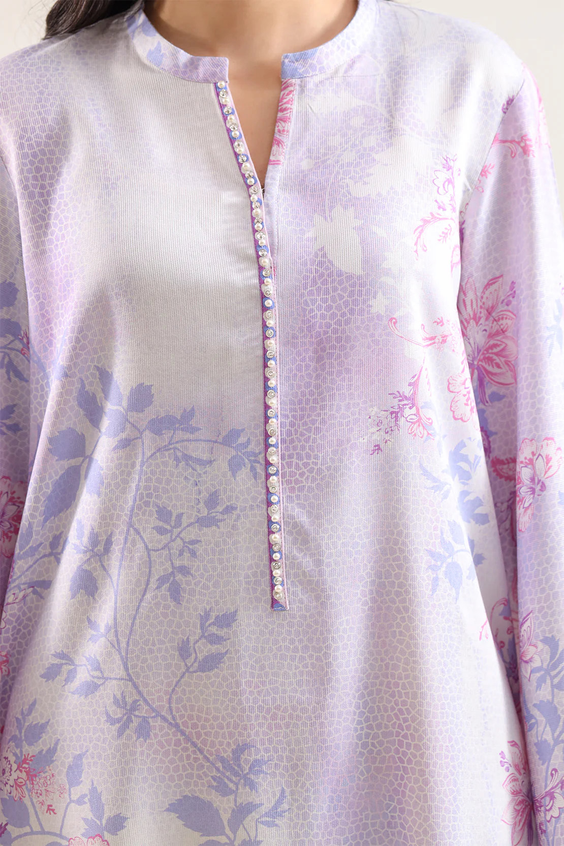 Unstitched Printed Corduroy 3 Piece - Image 3