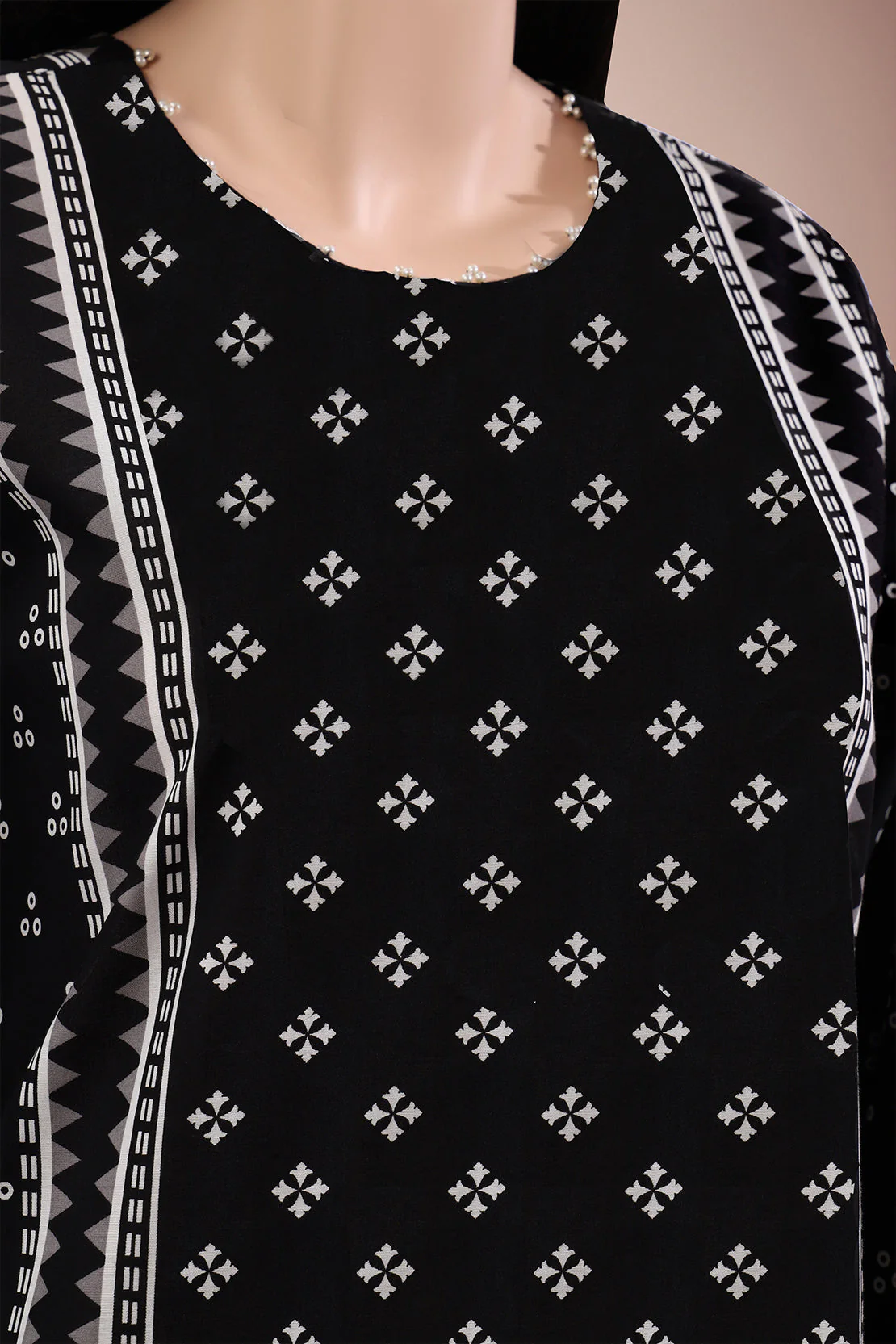 Unstitched Printed Cotton Filament 2 Piece (Shirt/Trouser) - Image 3