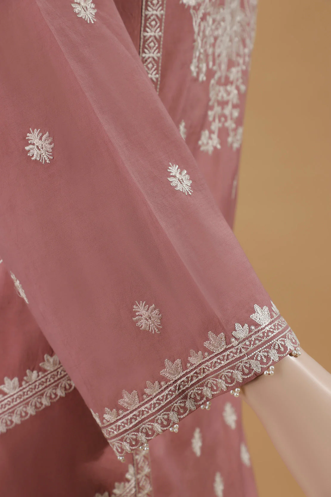 Unstitched Cotton Filament Emb 2 Piece (Shirt/Trouser) - Image 4