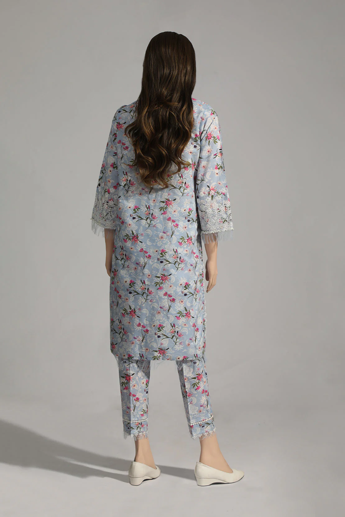 Unstitched Printed Cotton Filament Emb 2 Piece (Shirt/Trouser) - Image 2