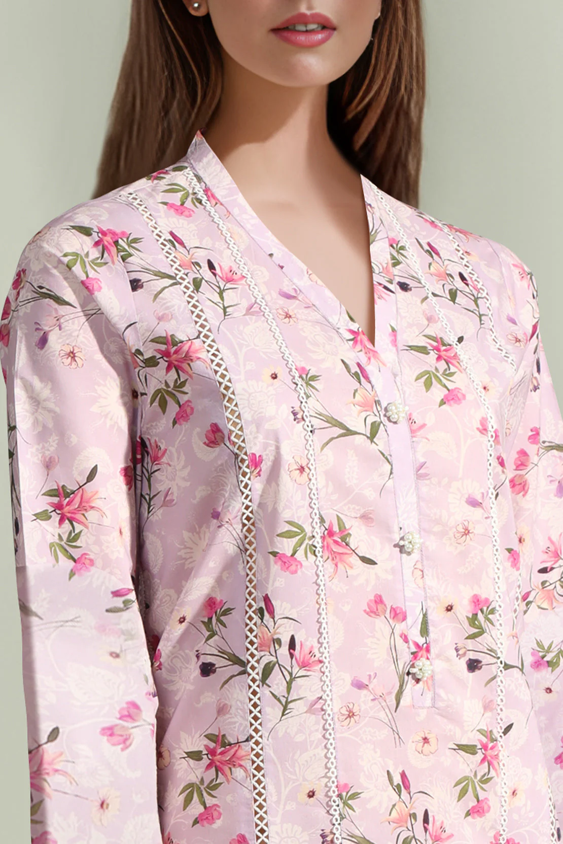 Unstitched Printed Cotton Filament Shirt