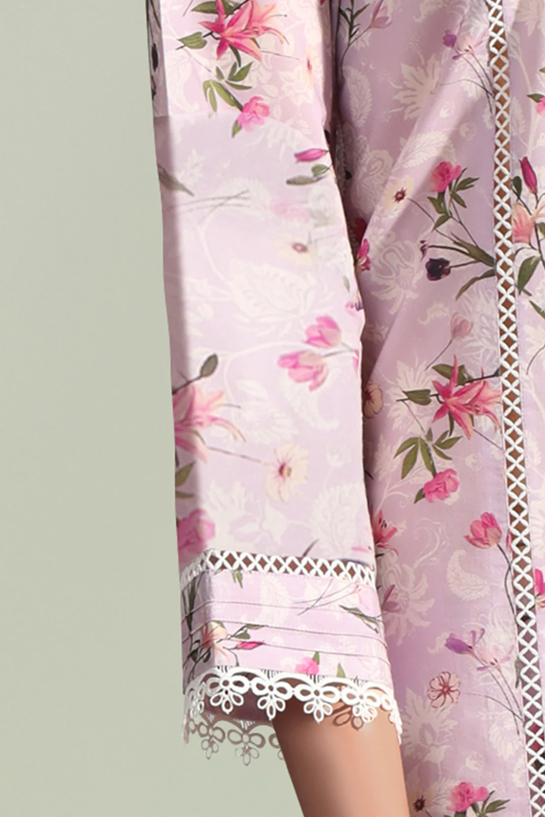 Unstitched Printed Cotton Filament Shirt - Image 3
