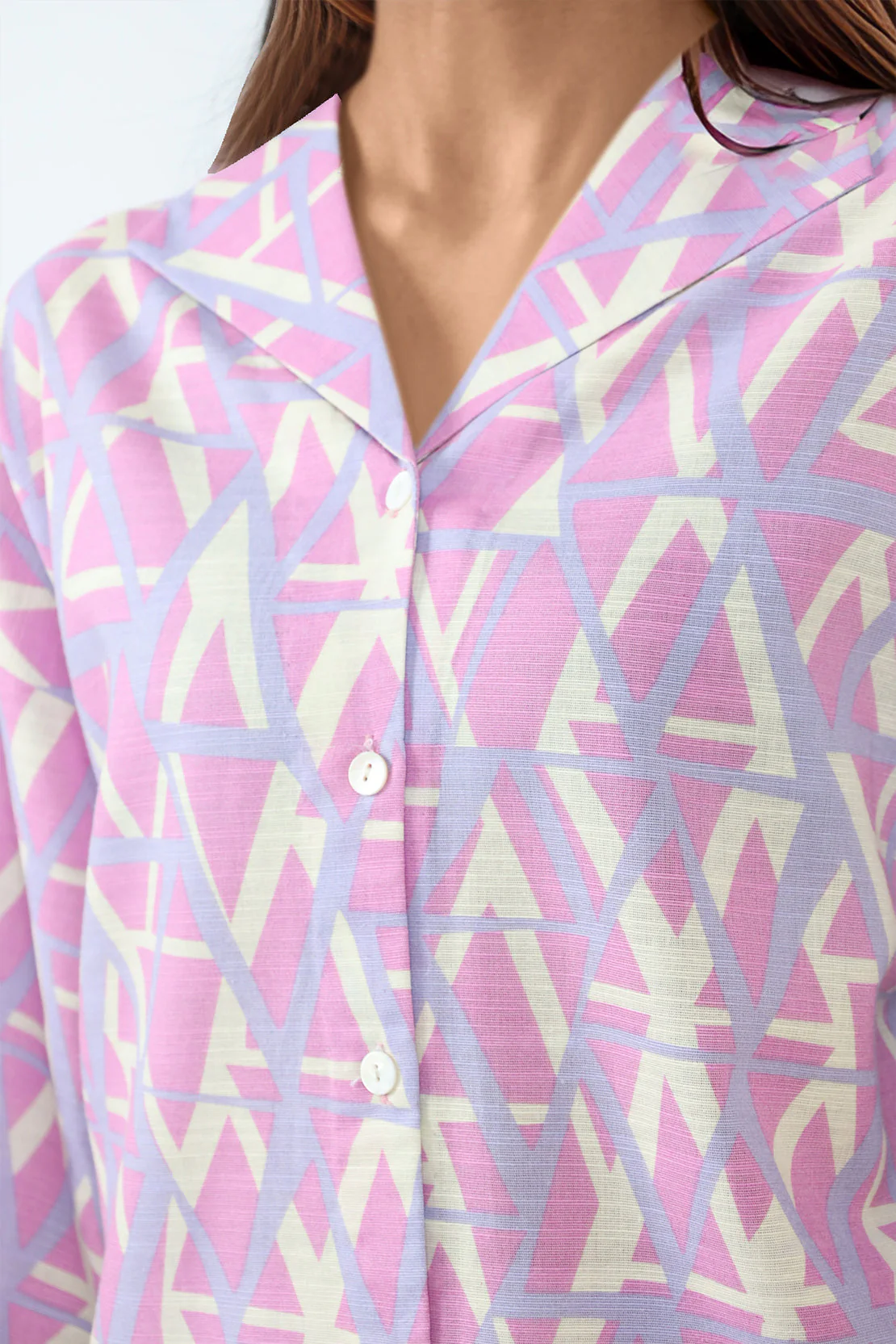 Unstitched Printed Cotton Khaddar 2 Piece (Shirt/Trouser)