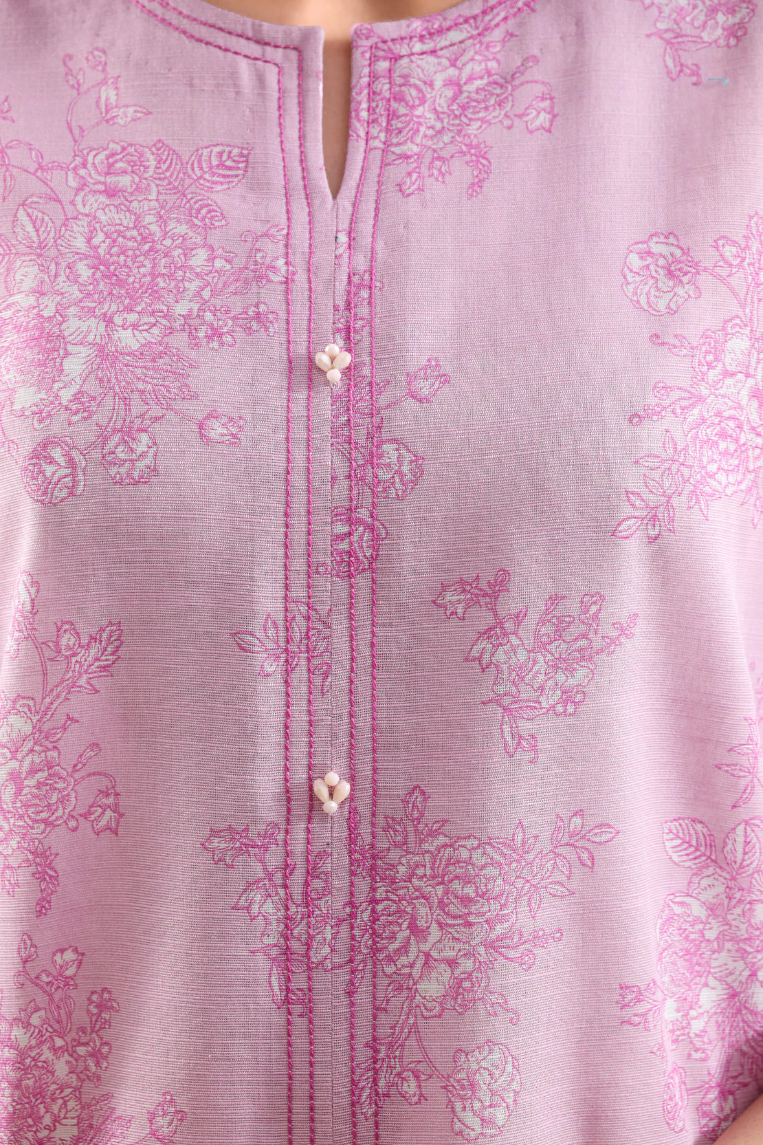 Unstitched Printed Warm Khaddar 3 Piece - Image 4