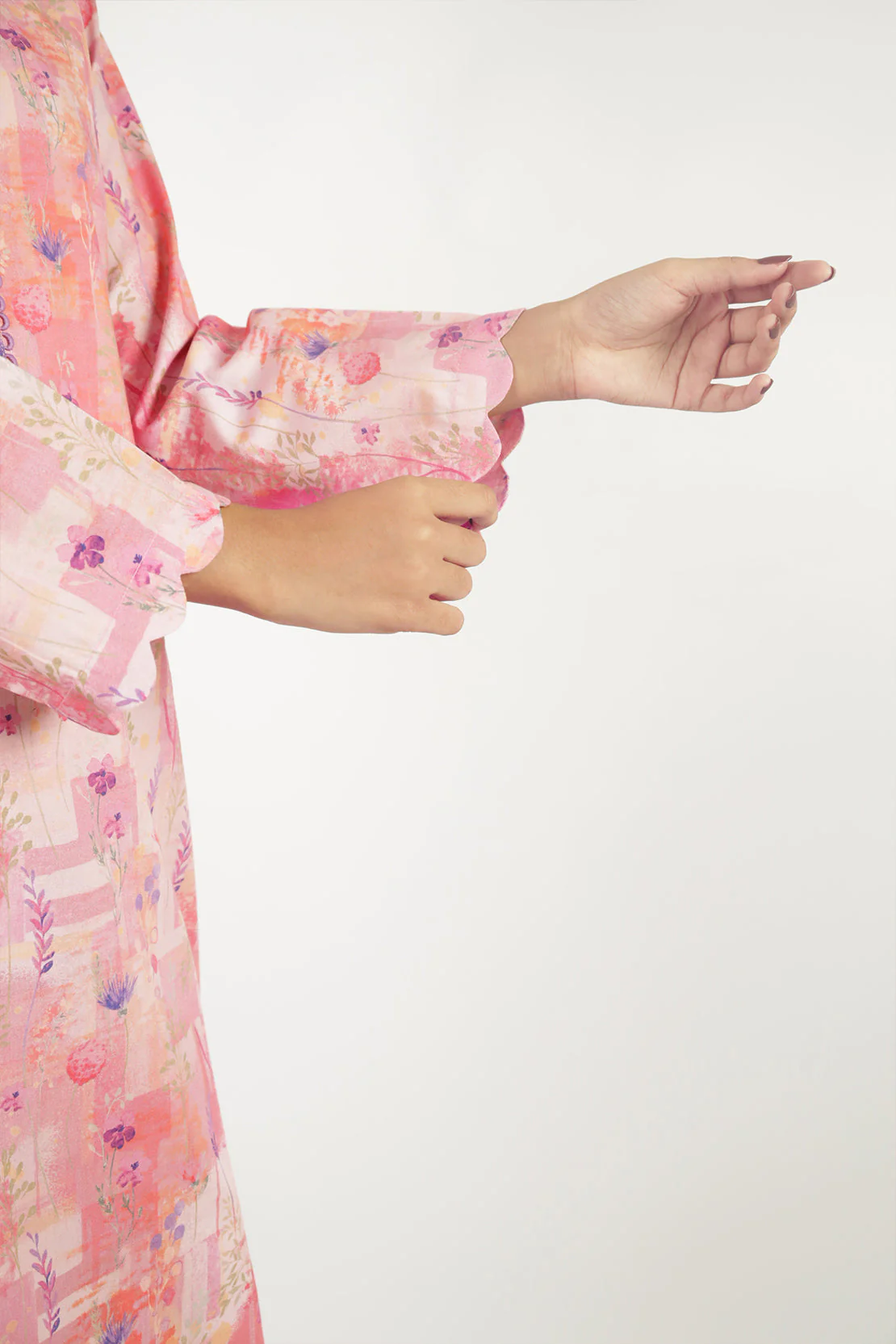 Unstitched Printed Cotton Viscose 3 Piece - Image 5