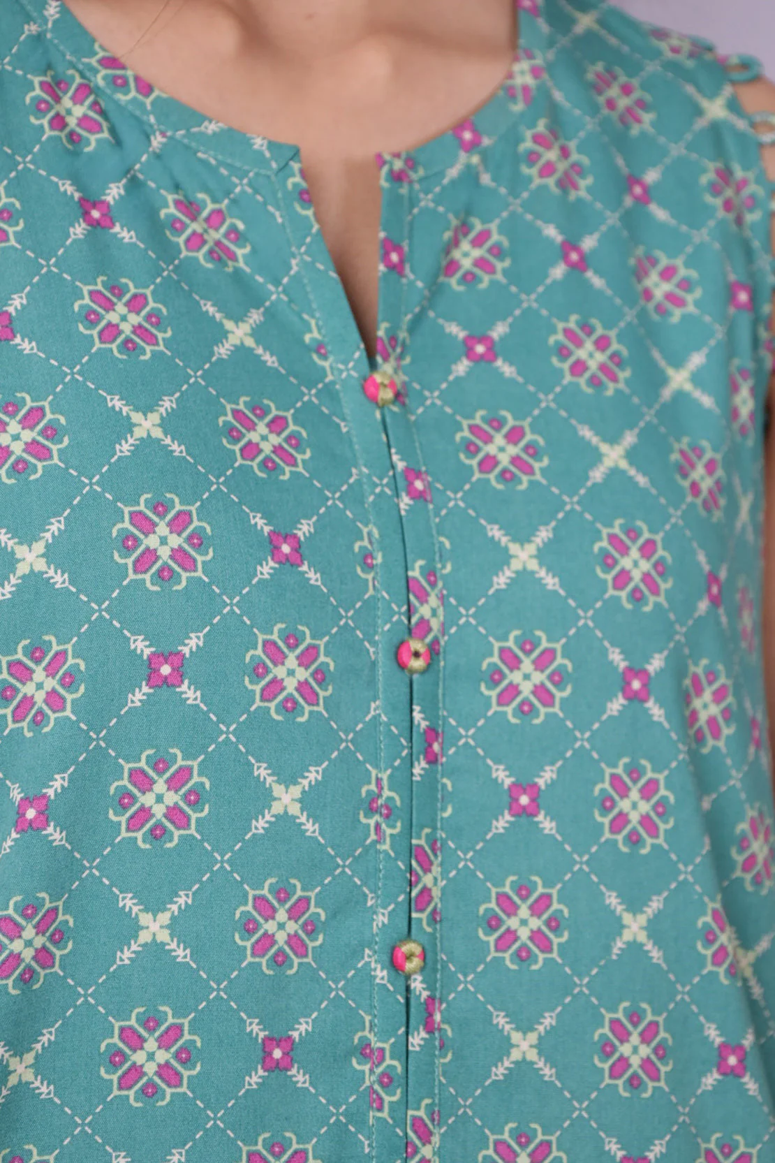 Unstitched Printed Cotton Viscose 3 Piece - Image 4