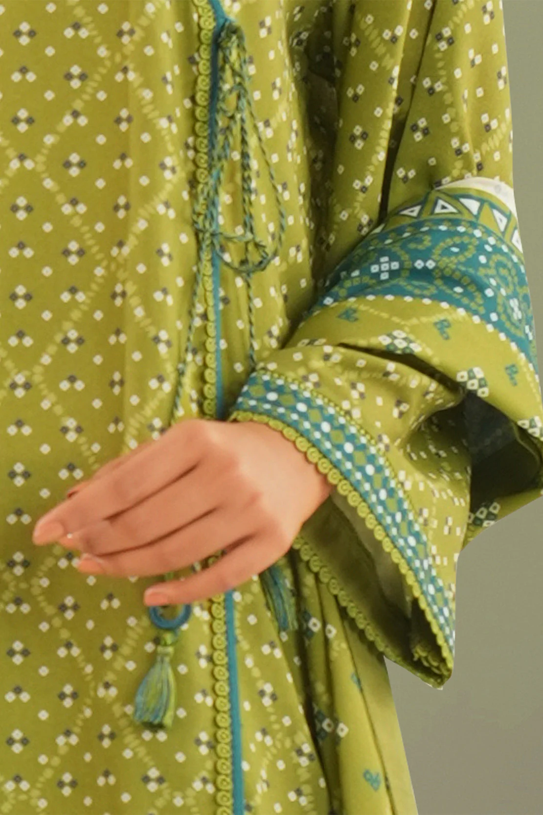 Unstitched Printed Cotton Viscose 3 Piece - Image 3