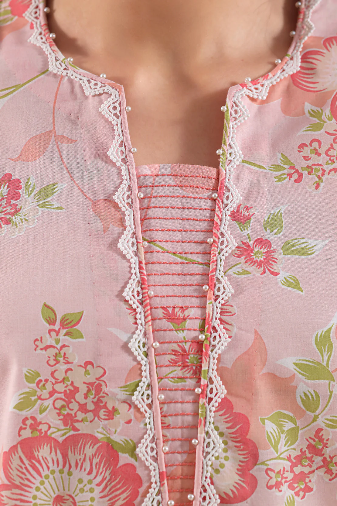 Unstitched Printed Embroidered Lawn 2 Piece (Shirt/Dupatta) - Image 3
