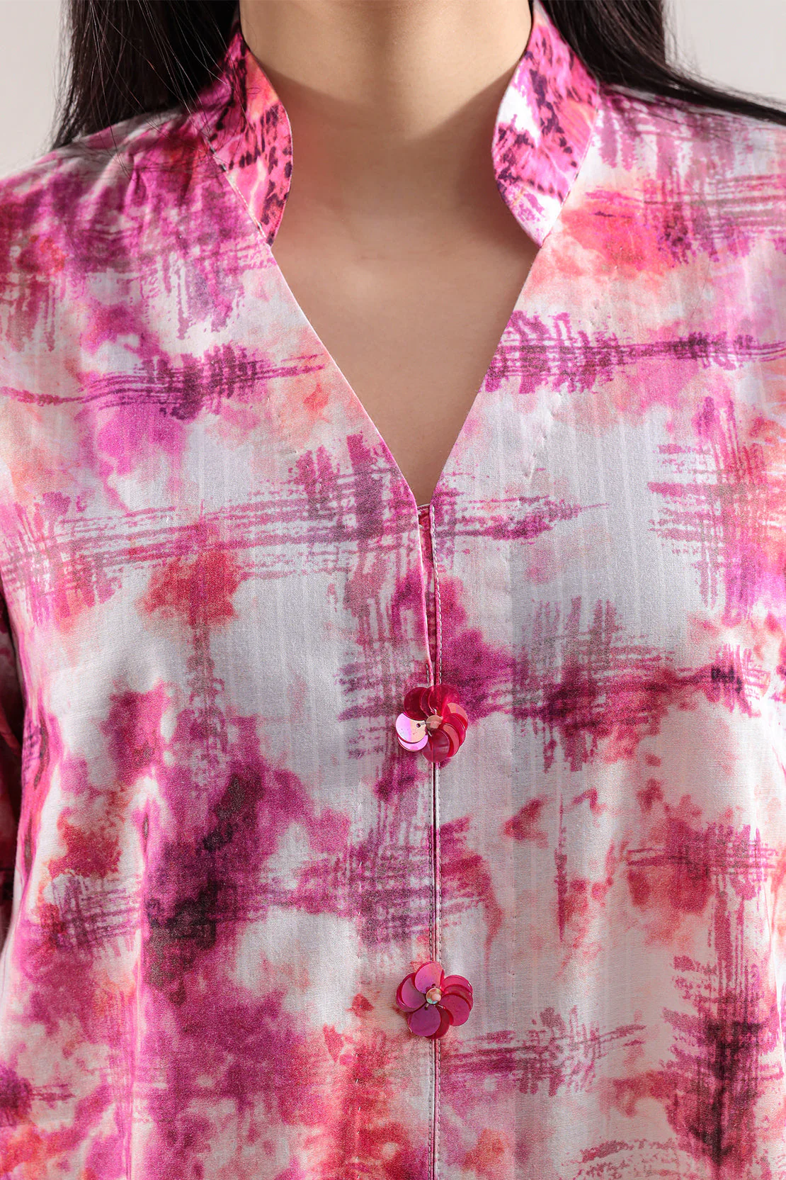 Unstitched Printed Embroidered Lawn 3 Piece - Image 3