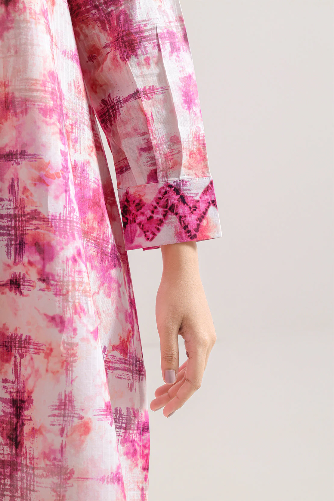 Unstitched Printed Embroidered Lawn 3 Piece - Image 4