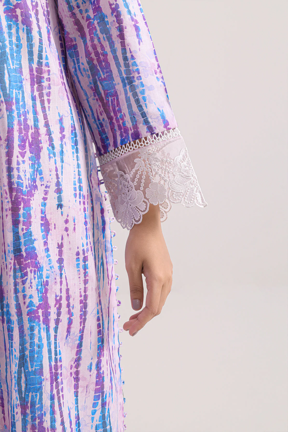 Unstitched Printed Embroidered Lawn 3 Piece - Image 3