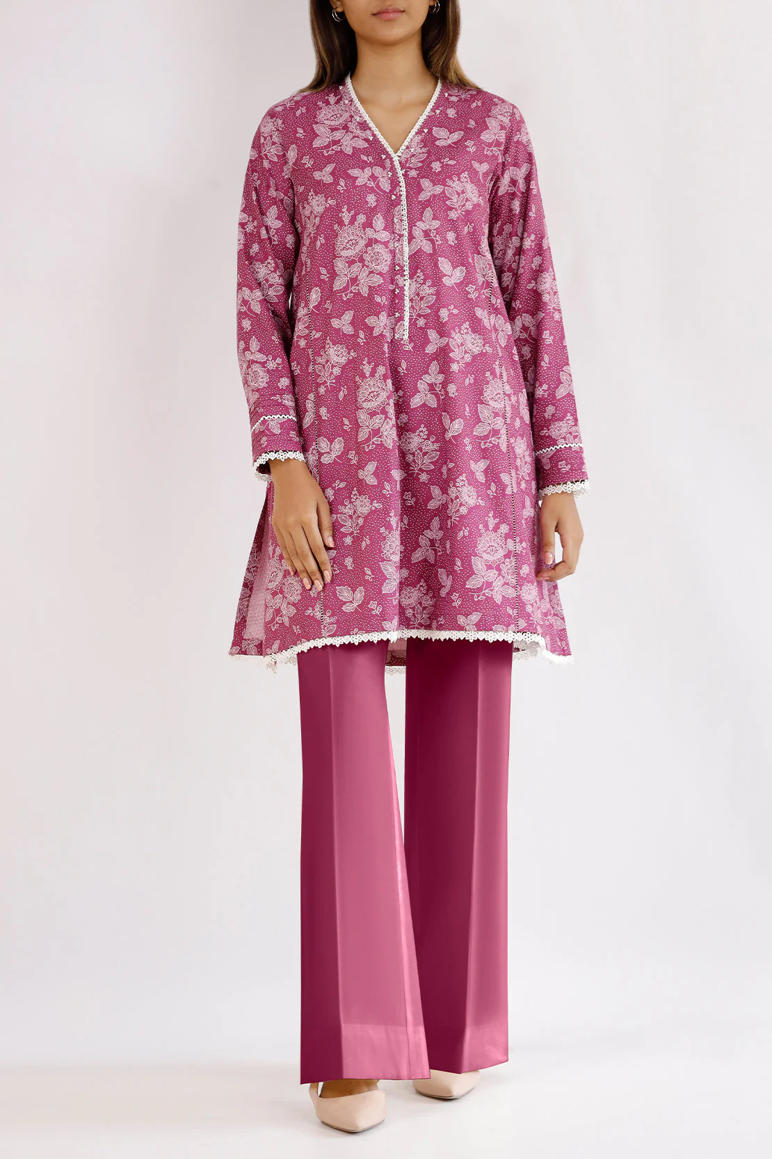 Unstitched Printed Jacquard Khaddar 3 Piece - Image 3