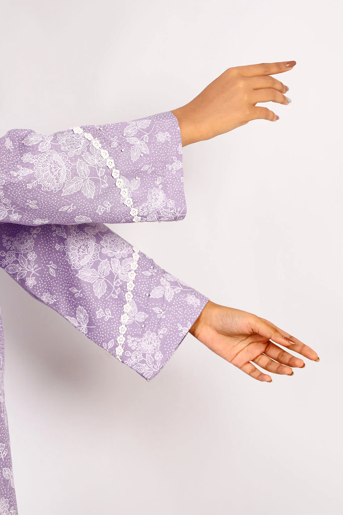 Unstitched Printed Jacquard Khaddar 3 Piece - Image 6