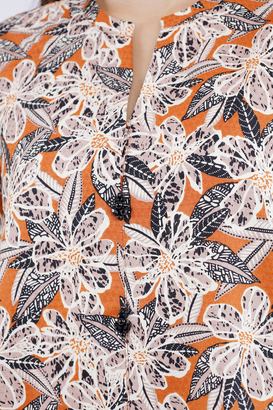 Unstitched Printed Jacquard Khaddar 3 Piece - Image 4