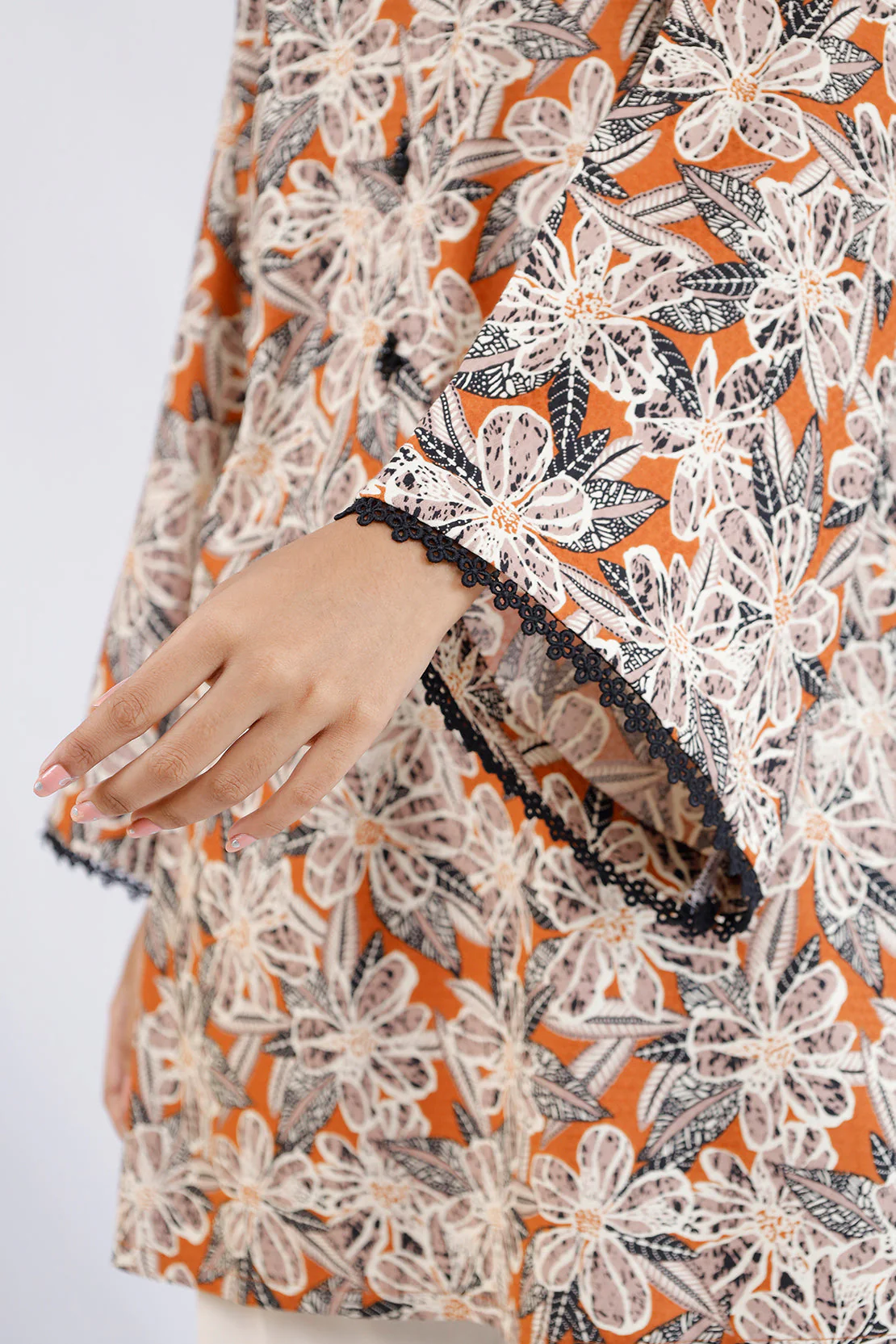 Unstitched Printed Jacquard Khaddar 3 Piece - Image 5