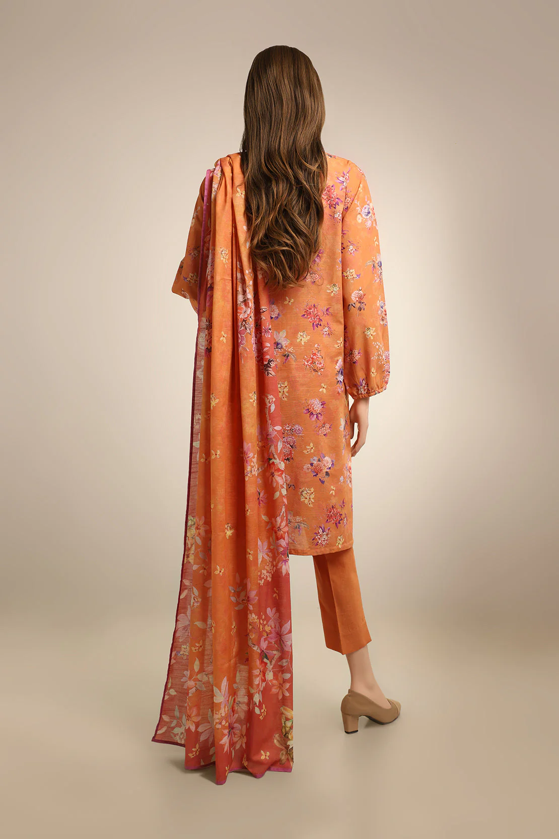 Unstitched Printed Karandi 2 Piece (Shirt/Trouser) - Image 3