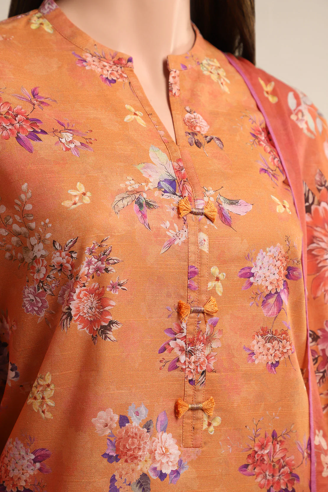 Unstitched Printed Karandi 2 Piece (Shirt/Trouser) - Image 4