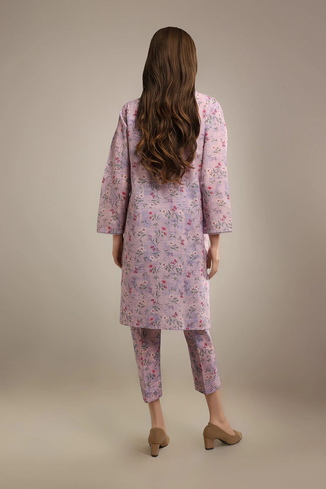 Unstitched Printed Karandi 2 Piece (Shirt/Trouser) - Image 2