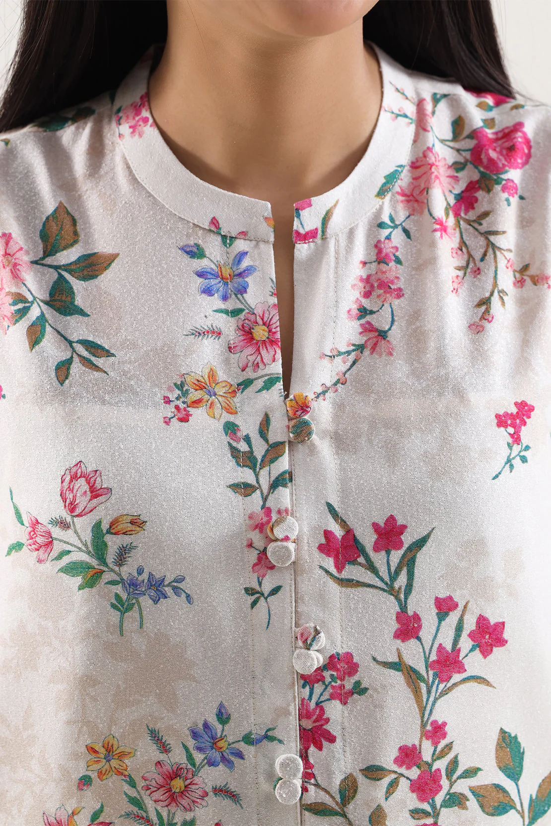 Unstitched Printed Karandi 3 Piece - Image 3