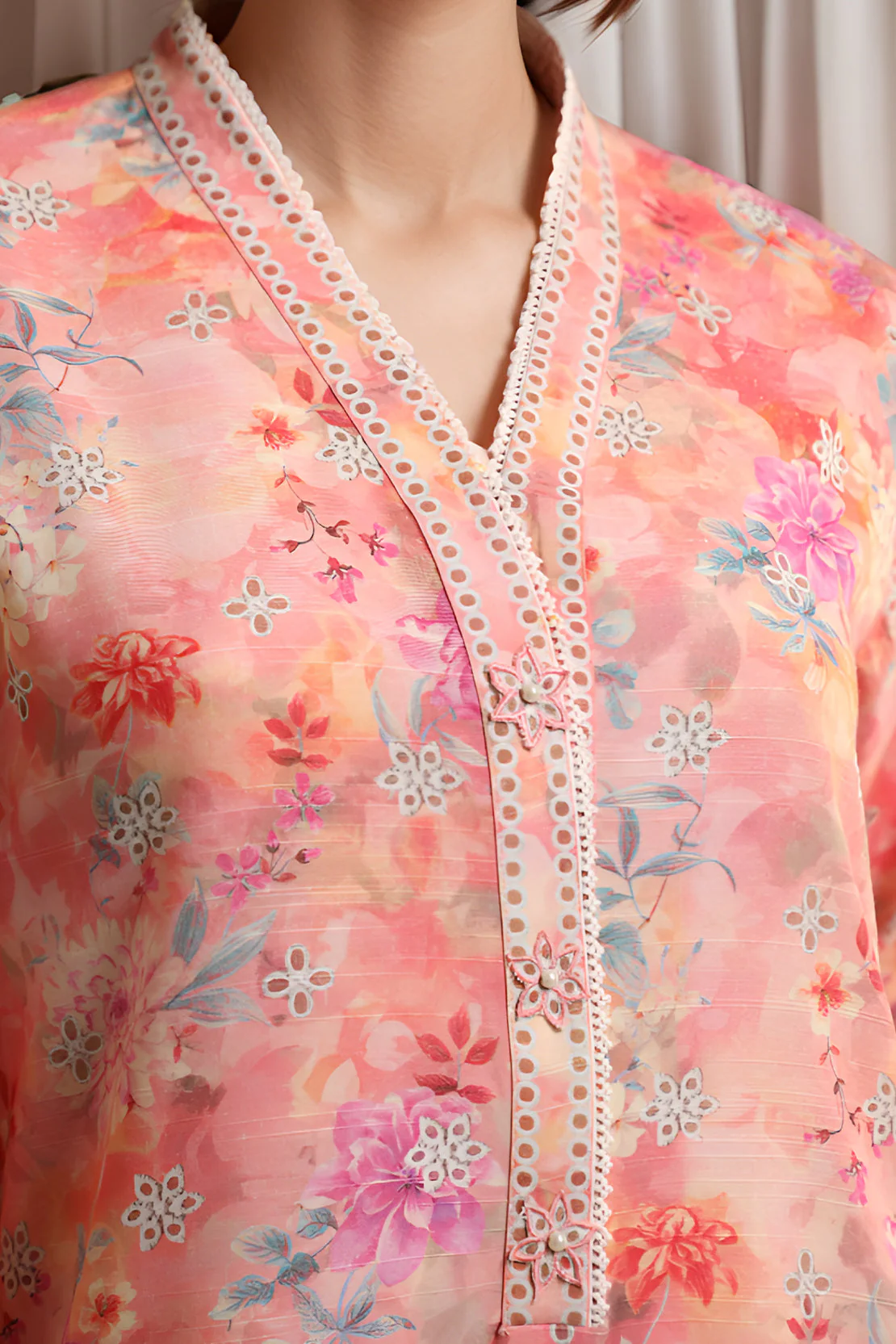 Unstitched Printed Khaddar 2 Piece (Shirt/Dupatta)