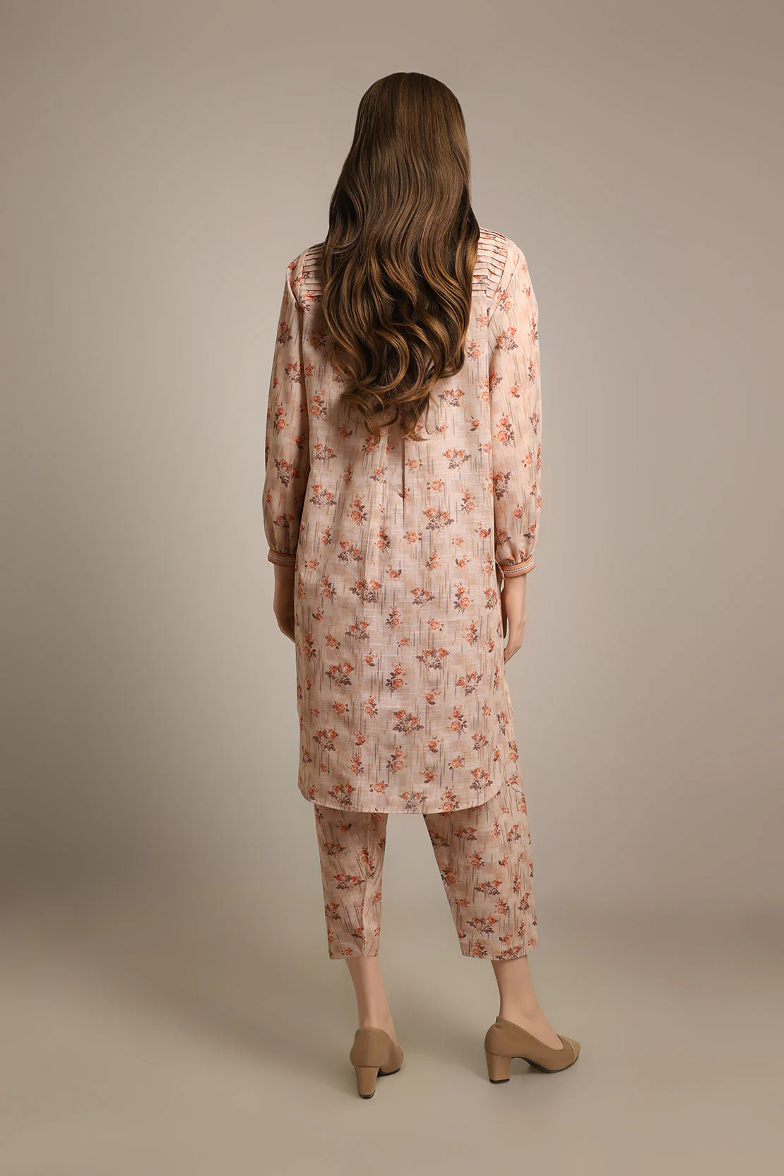 Unstitched Printed Khaddar 2 Piece (Shirt/Trouser) - Image 2