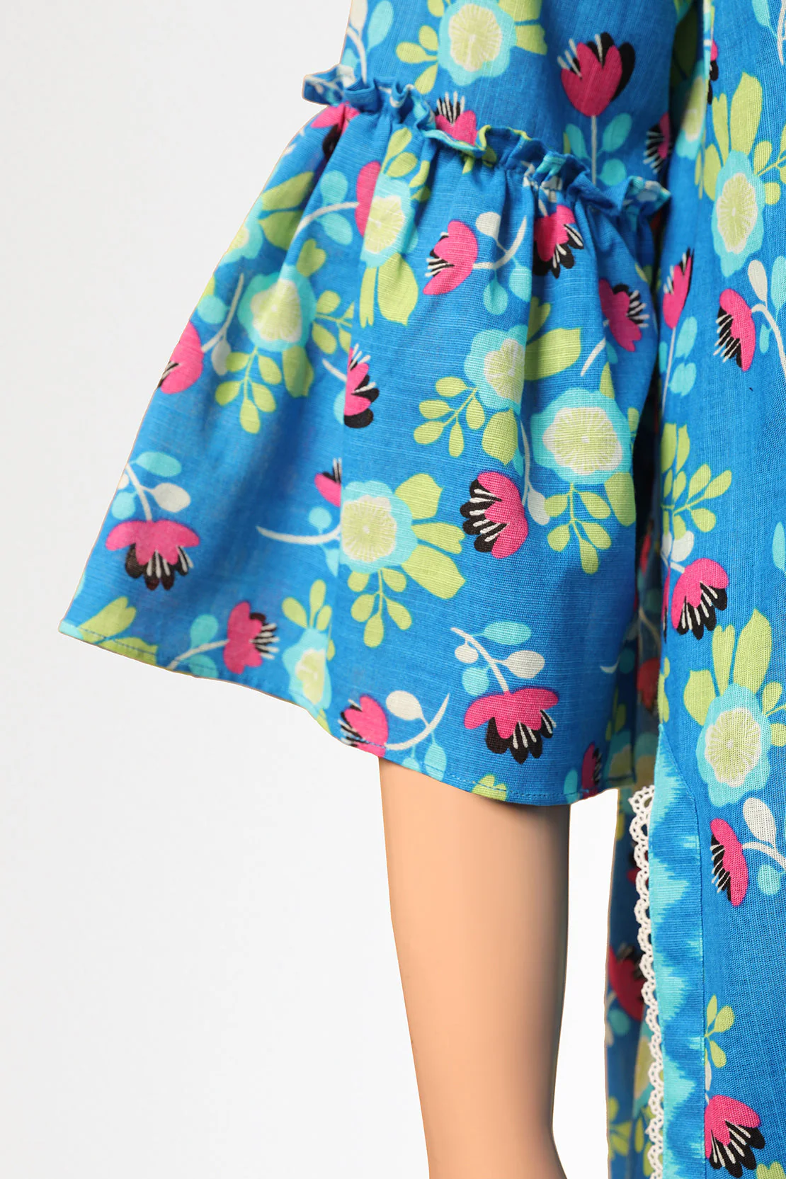 Unstitched Printed Khaddar Cotton Shirt - Image 3
